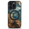 Чехол Bewood Unique Planet Earth для iPhone 15 Pro Blue Green with MagSafe (5907511793290)