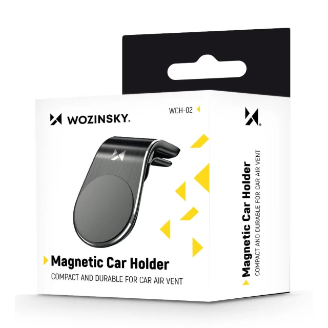 Автодержатель Wozinsky Bracket Mount Phone Holder Air Outlet Black (WCH-02)
