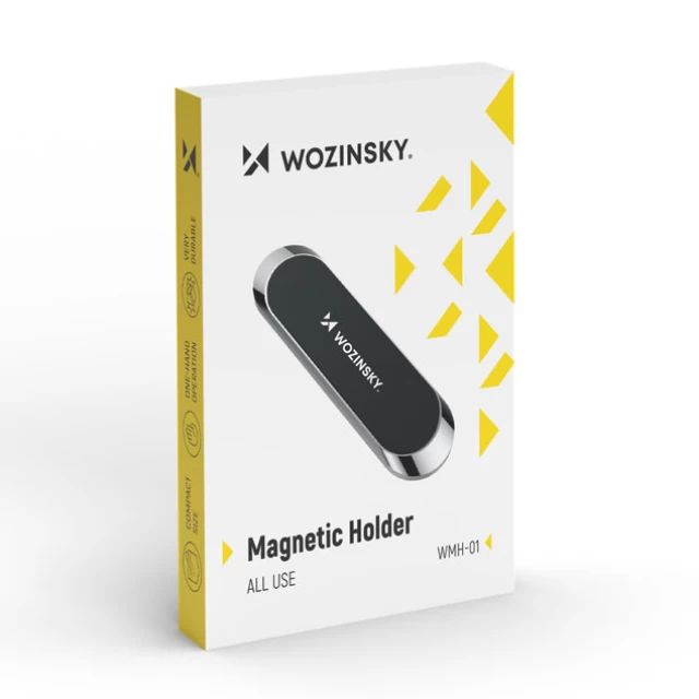 Автотримач Wozinsky Magnetic Dashboard Mount Adhesive Black (WMH-01)