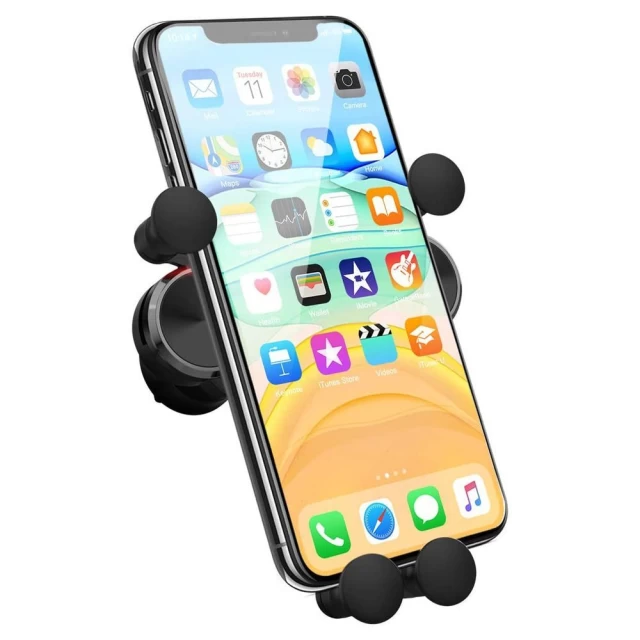 Автотримач Wozinsky Gravity Car Mount Phone Holder Black (WCH-05)