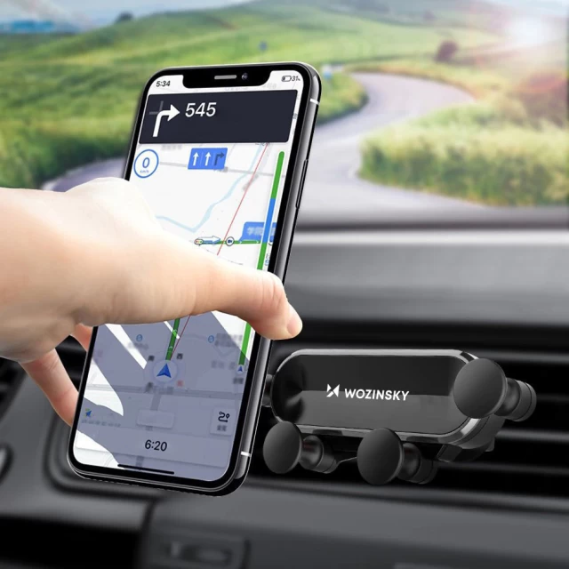 Автотримач Wozinsky Gravity Car Mount Phone Holder Black (WCH-05)