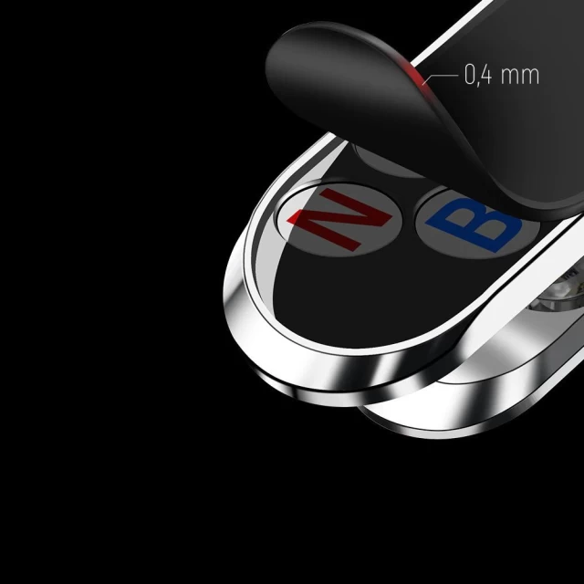 Автотримач Wozinsky Adhesive Magnetic 360 Car Dashboard Silver (WMH-06)
