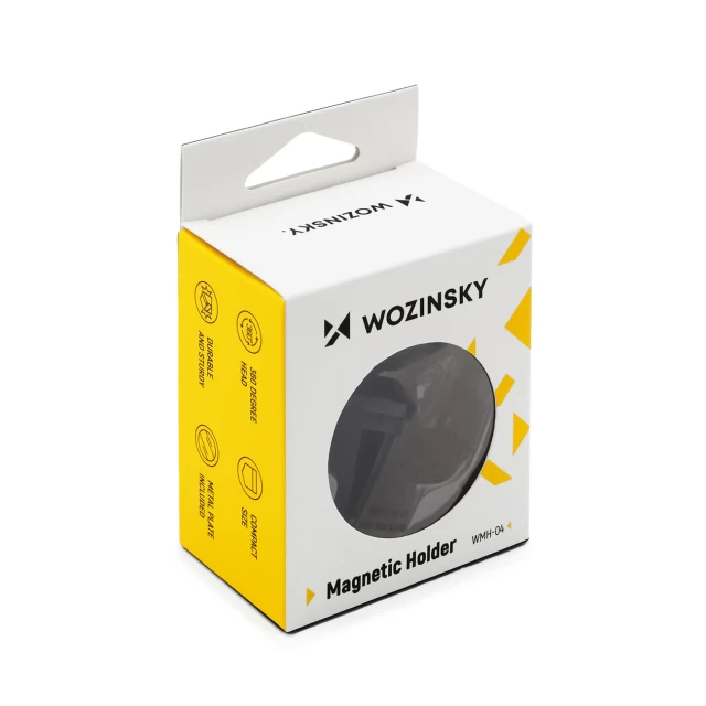 Автодержатель Wozinsky Universal Air Vent Magnetic Holder Black (WMH-04)
