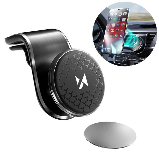 Автодержатель Wozinsky Universal Magnetic Car Mount Black (WMH-03)