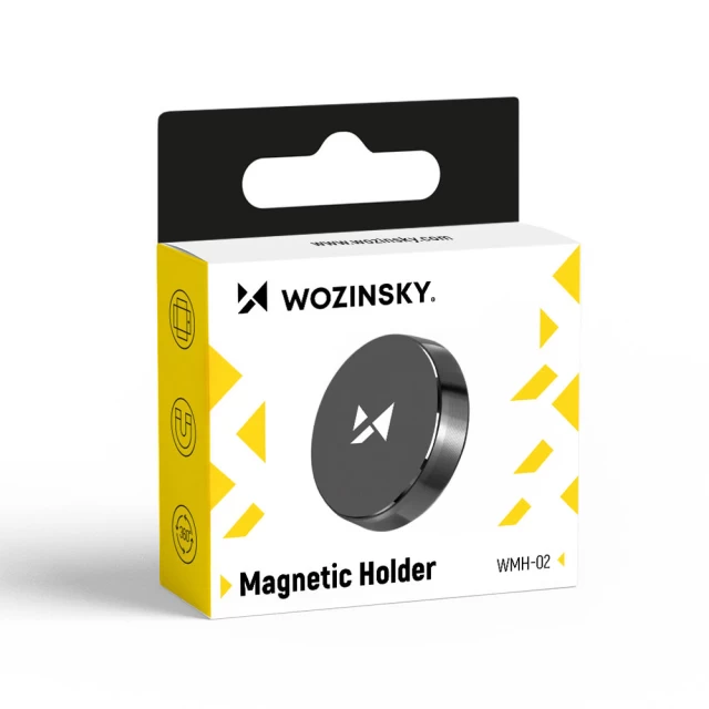 Автодержатель Wozinsky Universal Magnetic Car Mount Black (WMH-02)