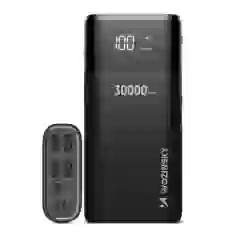 Портативний зарядний пристрій Wozinsky LCD-Display 20W 30000 mAh Black (WPB-001BK)