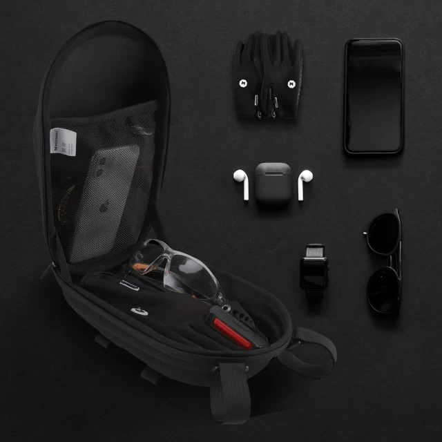 Сумка на руль для самоката Wozinsky Waterproof Electric Scooter Bag Black (WSB1BK)