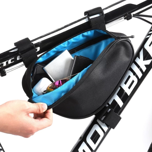 Сумка для велосипеда на раму Wozinsky Bike Frame Bag 1.5L Black (WBB11BK)