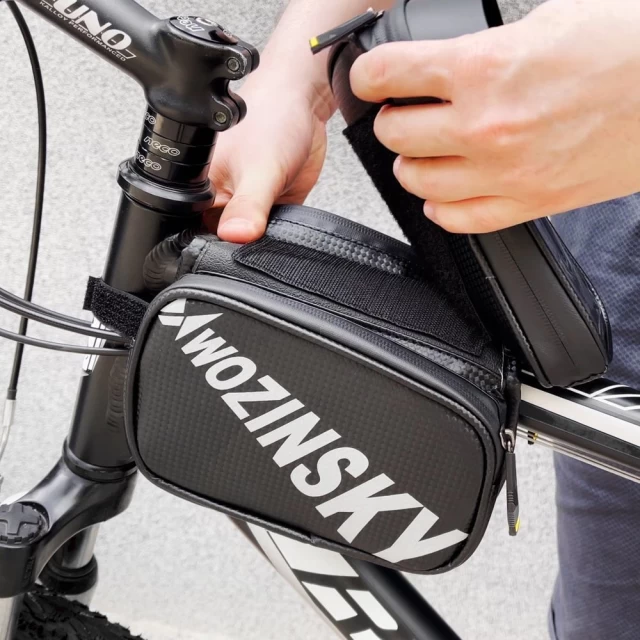 Сумка для велосипеда на раму Wozinsky Bike Frame Bag 1.5L Black (WBB21BK)