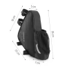 Сумка для велосипеда на раму Wozinsky Frame Bag 1.5L Black (WBB23BK)