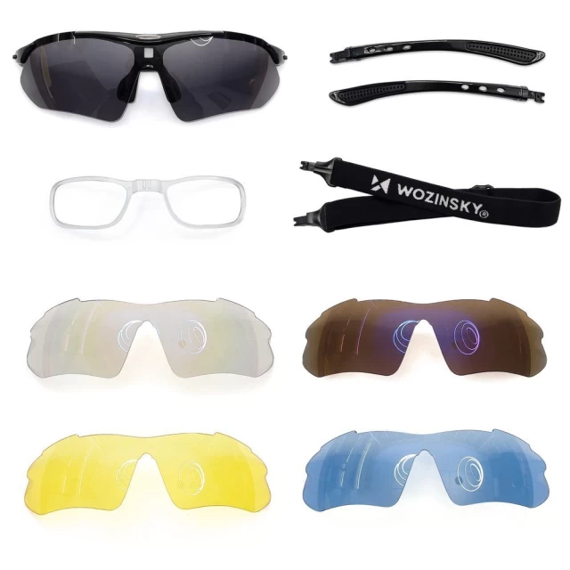 Окуляри для велоспорту Wozinsky Polarized Sun Glasses Black (WSG-B01)
