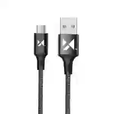 Кабель Wozinsky USB-A to microUSB 2m Black (WUC-M2B)