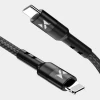 Кабель Wozinsky USB-C to Lightning 2m Black (WUC-PD-CL2B)