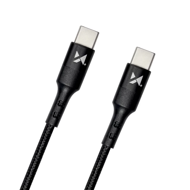 Кабель Wozinsky USB-C to USB-C 1m Black (WUC-PD-CC1B)