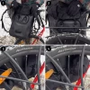 Корзина для велосипеда на багажник Wozinsky 2i-n-1 Waterproof Backpack Bicycle Panniers 23L Red (WBB31RE)