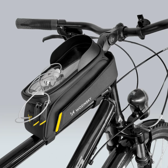 Сумка для велосипеда на раму Wozinsky Bike Frame Bag 1L Black (WBB25BK)