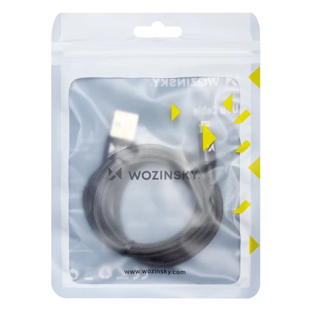 Кабель Wozinsky USB-A to Lightning 2m White (WUC-L2W)