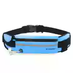 Спортивна сумка на пояс Wozinsky Expandable Running Belt Blue (WRBBL1)