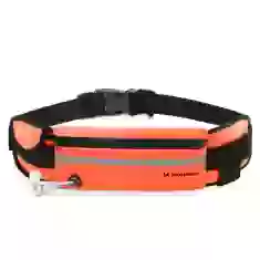 Спортивная сумка на пояс Wozinsky Expandable Running Belt Orange (WRBOR1)