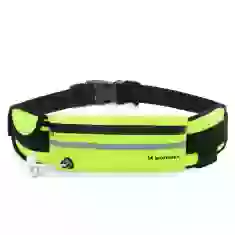 Спортивная сумка на пояс Wozinsky Expandable Running Belt Green (WRBGR1)