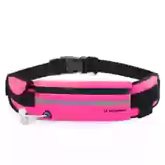 Спортивная сумка на пояс Wozinsky Expandable Running Belt Pink (WRBPI1)
