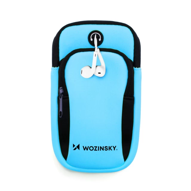Чехол Wozinsky на руку Running Phone Blue (WABBL1)