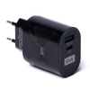 Мережевий зарядний пристрій Wozinsky 65W USB-C | USB-A Black (WWCGM1)