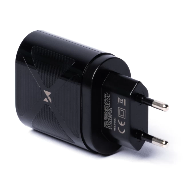 Мережевий зарядний пристрій Wozinsky 65W USB-C | USB-A Black (WWCGM1)