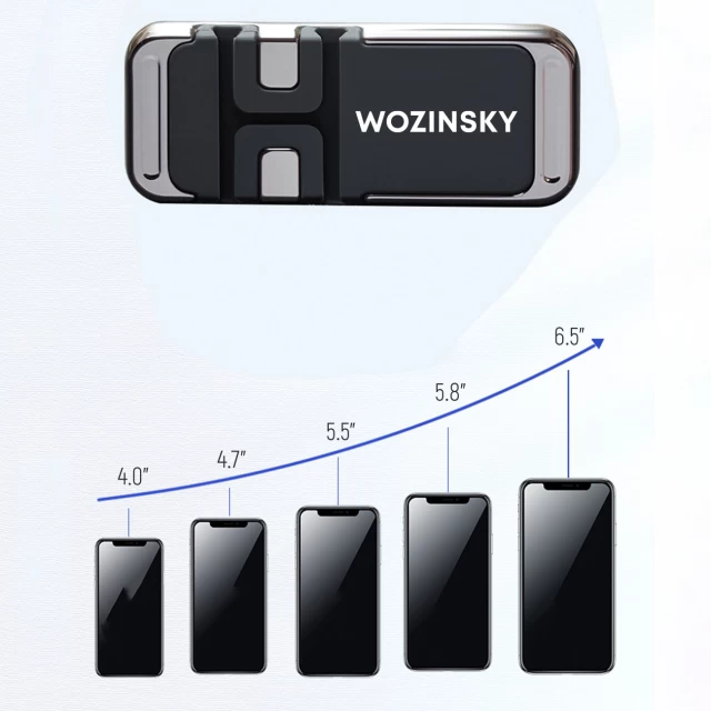 Магнітний тримач з органайзером Wozinsky Magnetic Phone Holderv Black (WMCDO-B1)