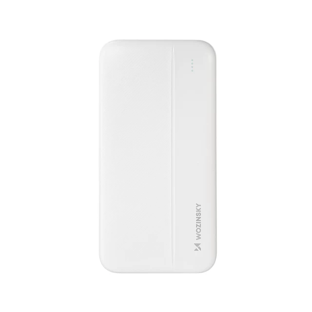 Портативное зарядное устройство Wozinsky 2x USB-A | USB-C | micro USB 10000 mAh White (WPBWE1)