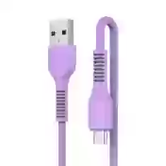 Кабель ARM AR88 USB-A to Micro-USB 2.4A 1m Purple (ARM60004)