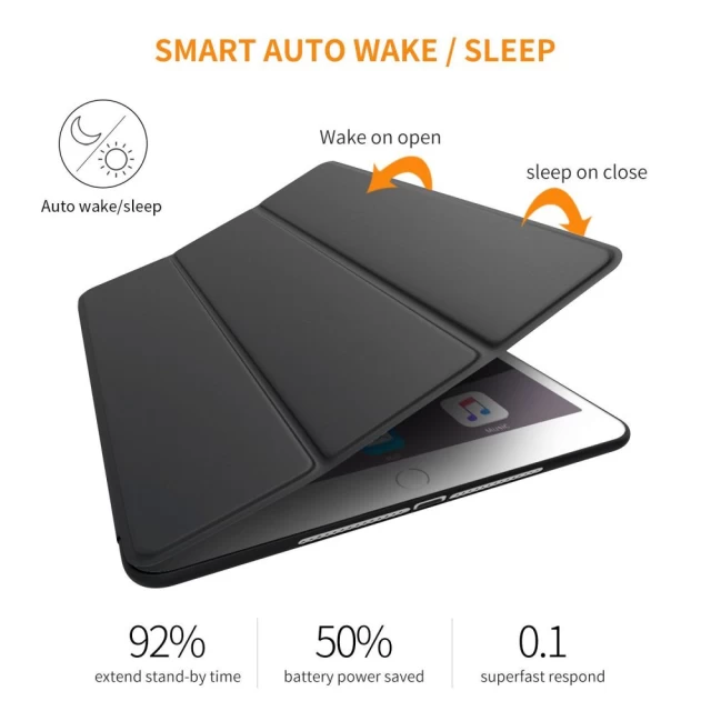 Чохол Tech-Protect Smart Case для iPad Air 2 Black (60606068)