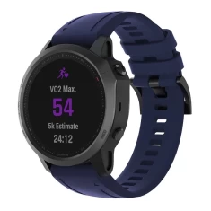 Ремінець ARM Silicone 20 mm для Garmin Fenix 5s/6s Dark Blue (ARM60810)