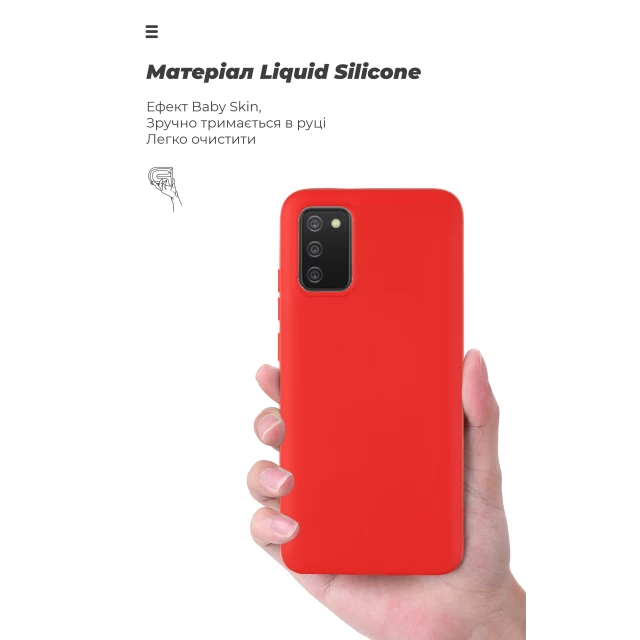 Чохол ARM ICON Case для Samsung Galaxy A02s Red (ARM61762)