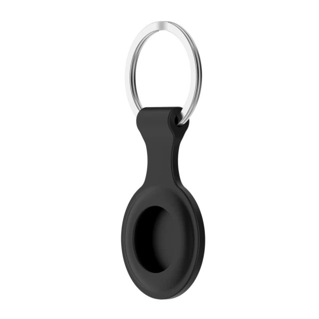 Брелок с кольцом Tech-Protect Icon для AirTag Black (6216990211744)