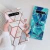 Чехол Tech-Protect Marble для Samsung Galaxy S21 FE Pink (6216990212512)