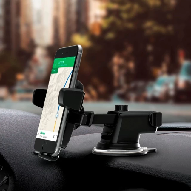 Автотримач Tech-Protect V2 Dash Windshield Car Mount Black (6216990212697)