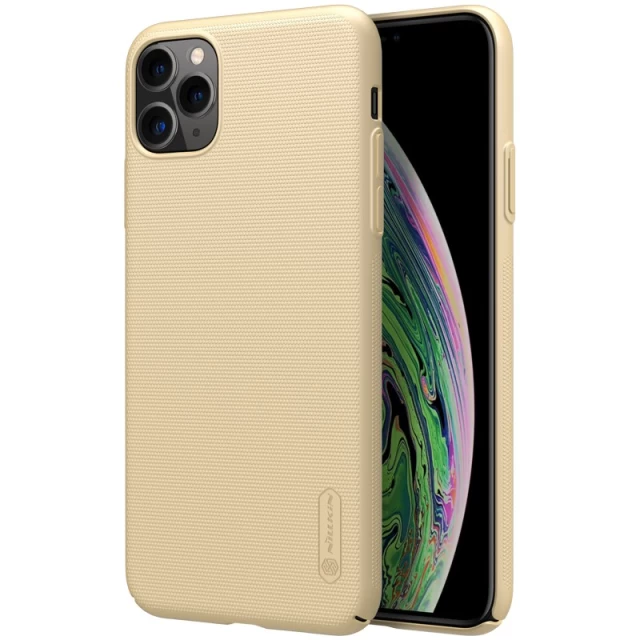 Чехол Nillkin Super Frosted Shield для iPhone 11 Pro Max Golden (IP65-84152)