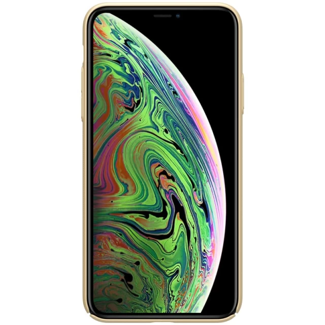Чохол Nillkin Super Frosted Shield для iPhone 11 Pro Max Golden (IP65-84152)