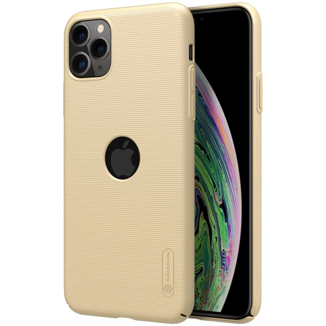 Чохол Nillkin Super Frosted Shield для iPhone 11 Pro Golden (IP58-86484)