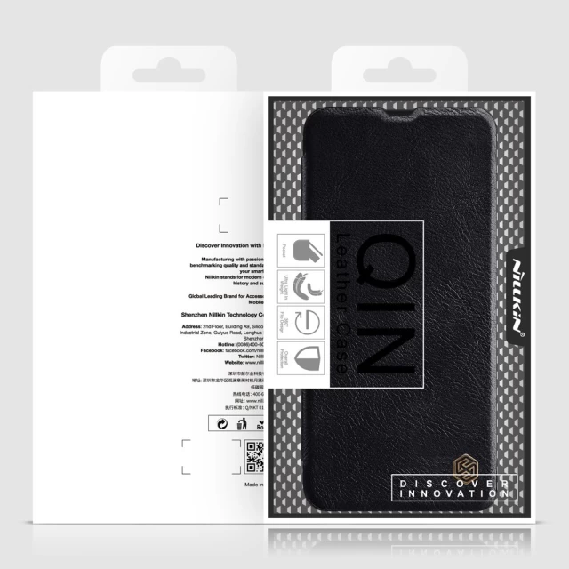 Чохол Nillkin Qin Leather для iPhone 12 mini Black (6902048201590)