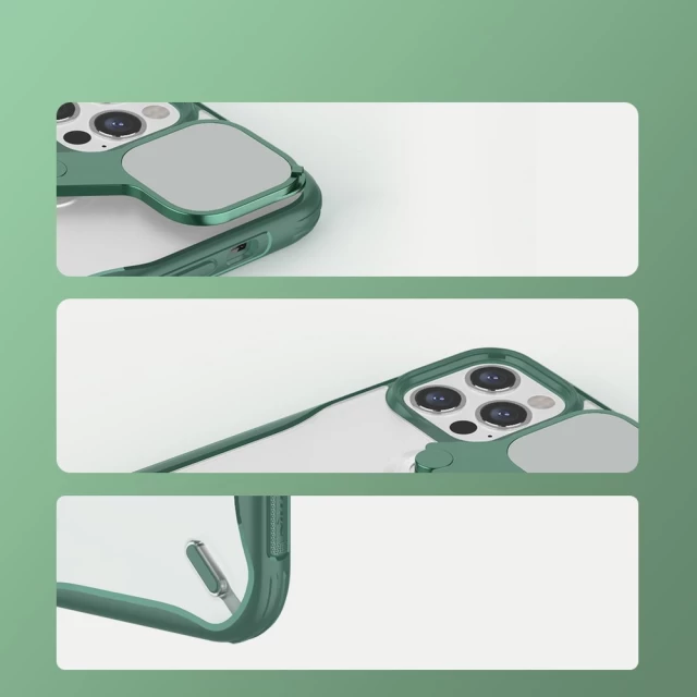 Чохол Nillkin Cyclops для iPhone 12 | 12 Pro Green (6902048206427)