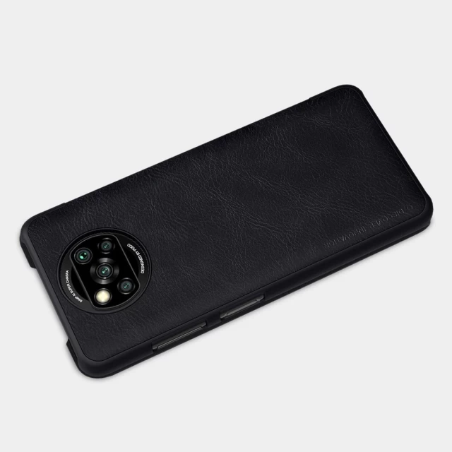 Чехол-книжка Nillkin Qin Series для Xiaomi Poco X3 / Poco X3 Pro Black (6902048206670)