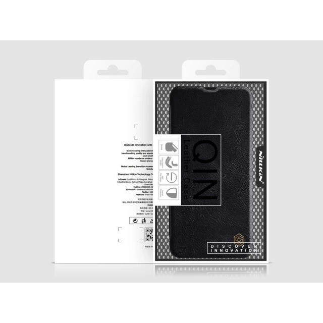 Чохол-книжка Nillkin Qin Series для Samsung Galaxy A12 / M12 Black (6902048209442)
