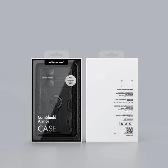 Чехол Nillkin CamShield Armor для Samsung Galaxy S21 Plus Black (S21P-11797)