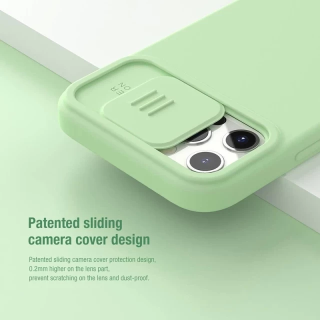 Чохол Nillkin CamShield Silky для iPhone 12 | 12 Pro Matcha Green with MagSafe (IP61-14330)