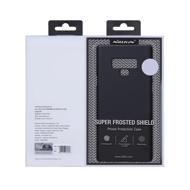 Чохол Nillkin Super Frosted Shield with stand для Xiaomi Redmi Note 10 5G Black (6902048220706)