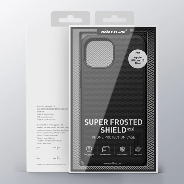 Чохол Nillkin Frosted Shield Magnetic для iPhone 13 mini Black with MagSafe (6902048222915)