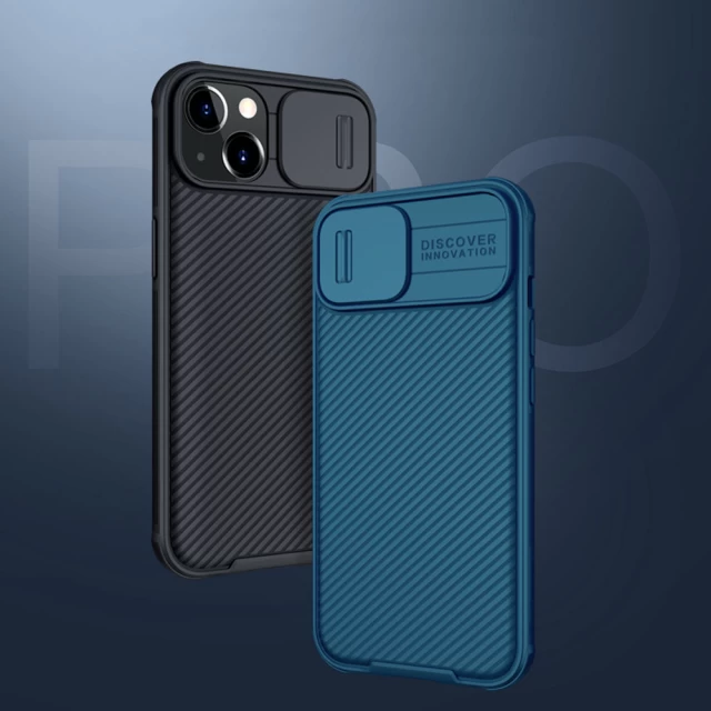 Чохол Nillkin CamShield Pro для iPhone 13 Blue with MagSafe (6902048223233)