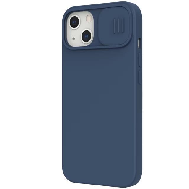 Чехол Nillkin CamShield Silky Silicone для iPhone 13 Blue (6902048223332)